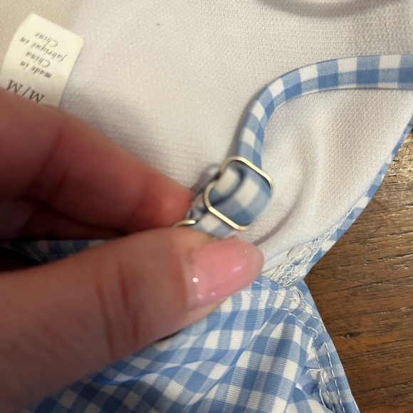 Gingham Halter Monokini, AÉROPOSTALE Size Medium swimsuit bathing suit one piece - Picture 7 of 10